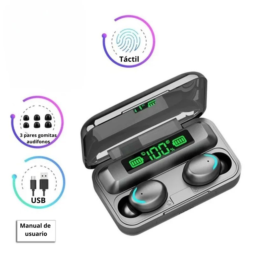 AudioPro™ - Audífonos bluetooth inalámbricos