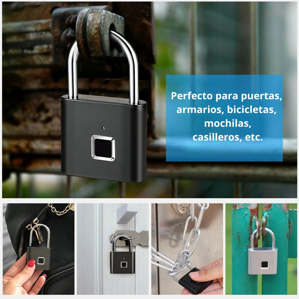 FingerLock™ - Candado con huella dactilar