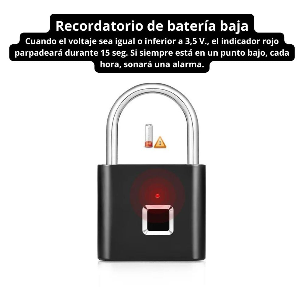 FingerLock™ - Candado con huella dactilar