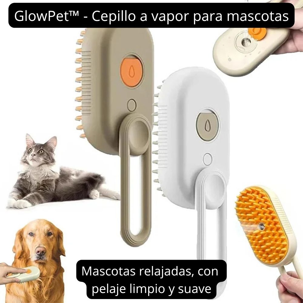 GlowPet™ - Cepillo a vapor para mascotas