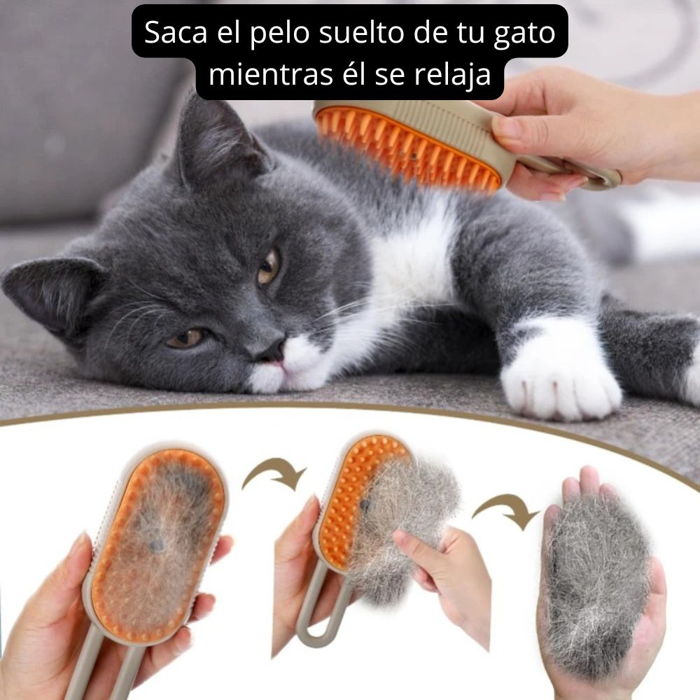 GlowPet™ - Cepillo a vapor para mascotas