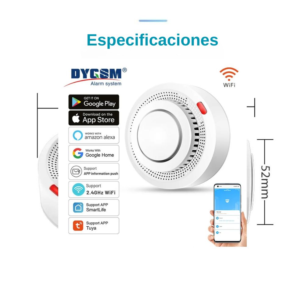 SmartAlert™ - Detector de humo inteligente