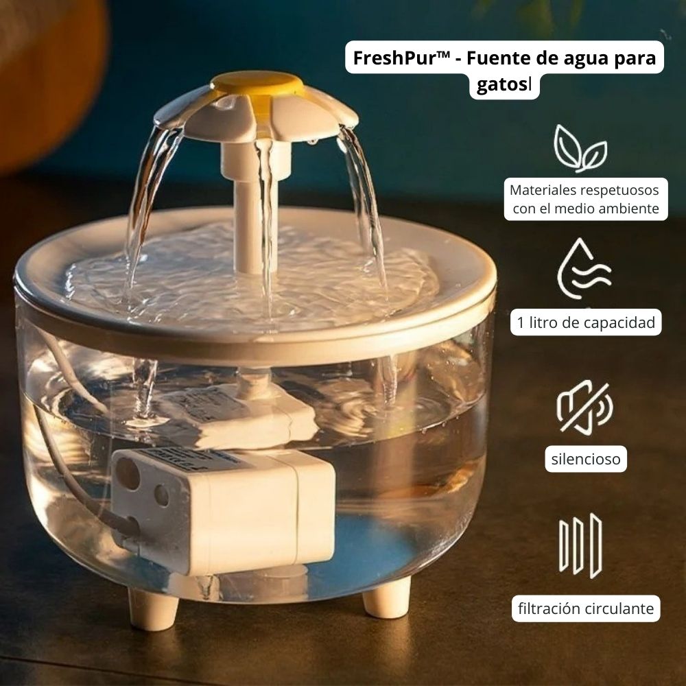 FreshPur™ - Fuente de agua para gatos