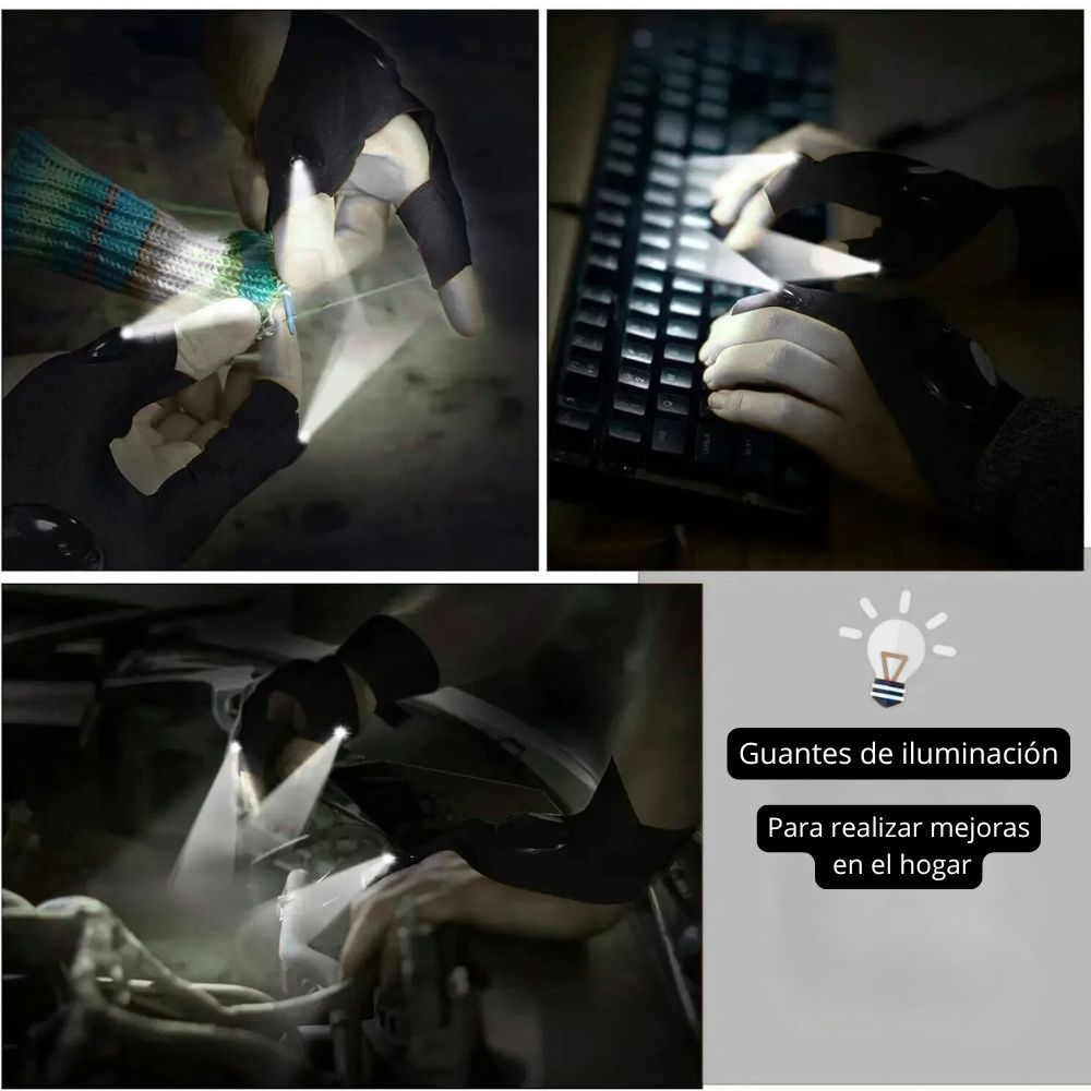 BrightWork™- Guantes con luz led