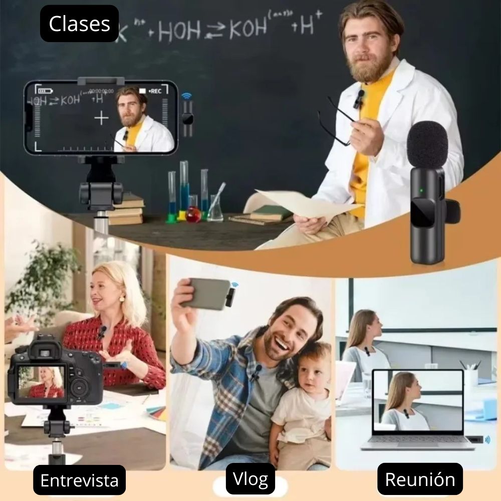 MicPro™ - Mini micrófono multi función