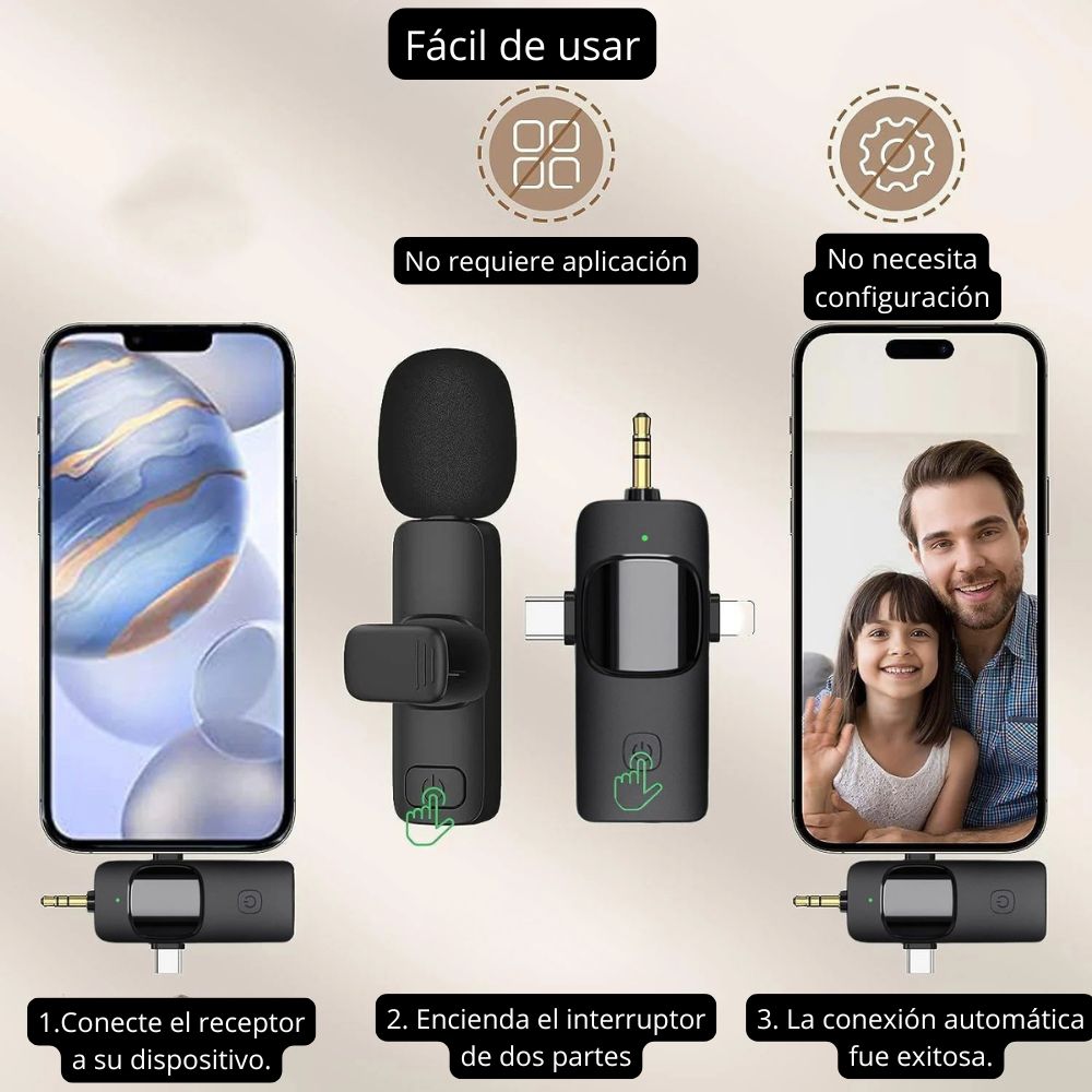 MicPro™ - Mini micrófono multi función