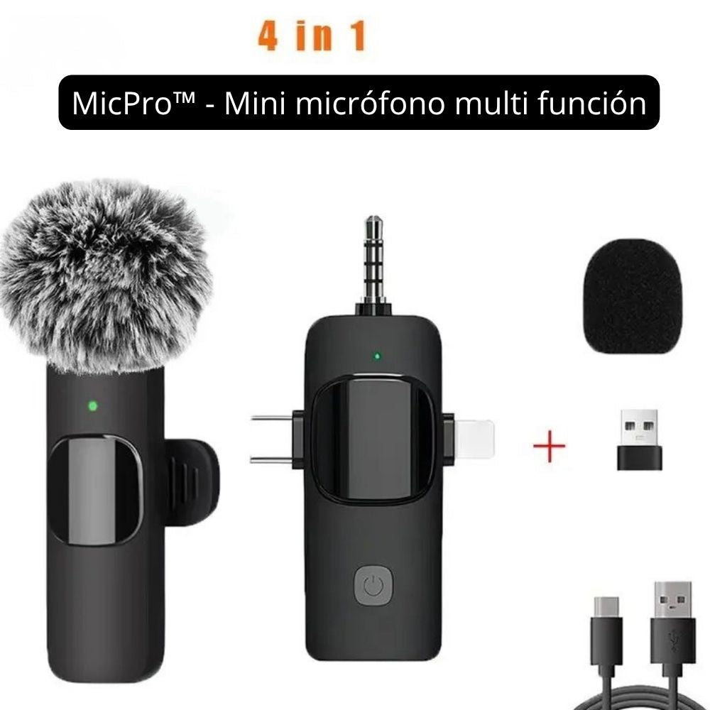 MicPro™ - Mini micrófono multi función